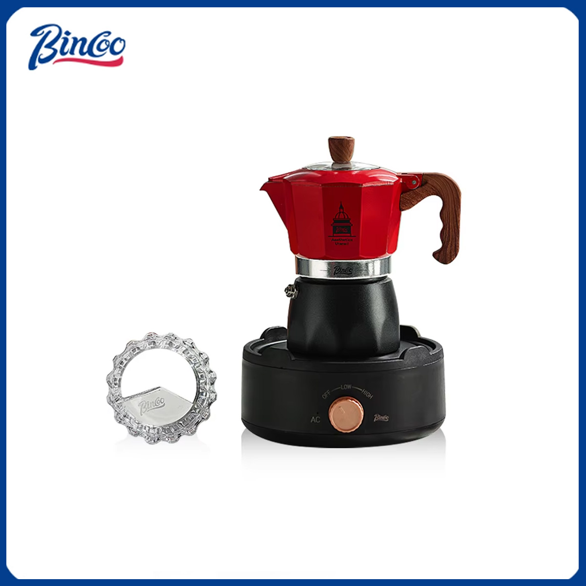 Moka Pot Stove - Bincoo Doppelventil Kaffee Moka Topf Espressomaschine