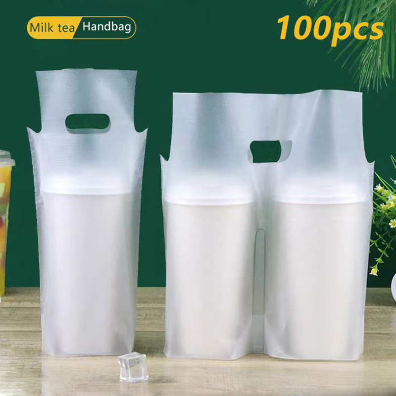 Xbloom Coffee Tea - 100 Stück Einweg-Milchtee-Verpackungsbeutel, mattiert, transparent, für