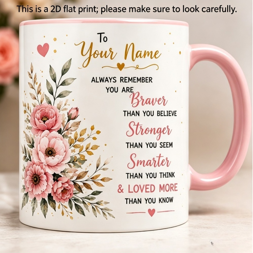 Coffee Tea Name - Personalisierte Kaffeetasse mit 2D-Druck, Keramiktasse mit