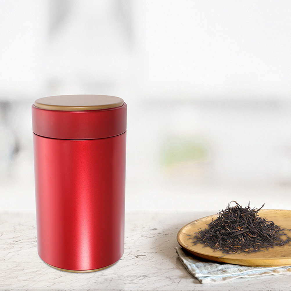 Coffee Tea Sugar - 6 Stück Teedosen aus Weißblech, luftdichte