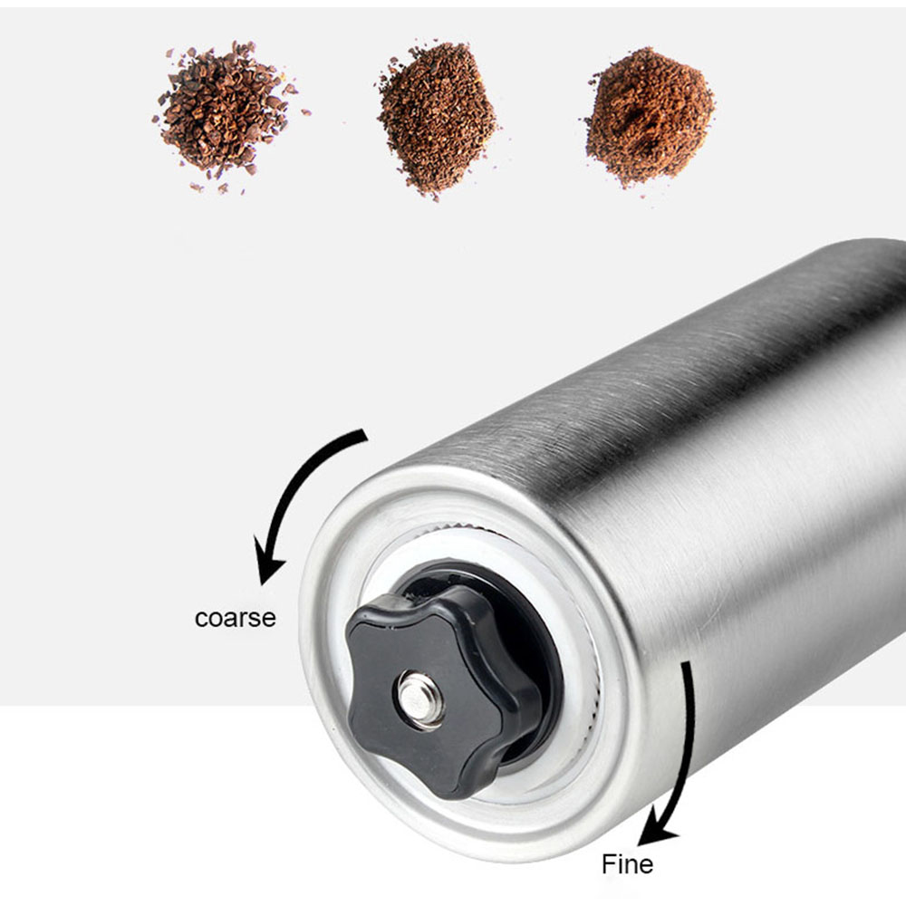 Mini-Kaffeemühle aus Edelstahl – Burr Hand Grinder Bewertung und Preis