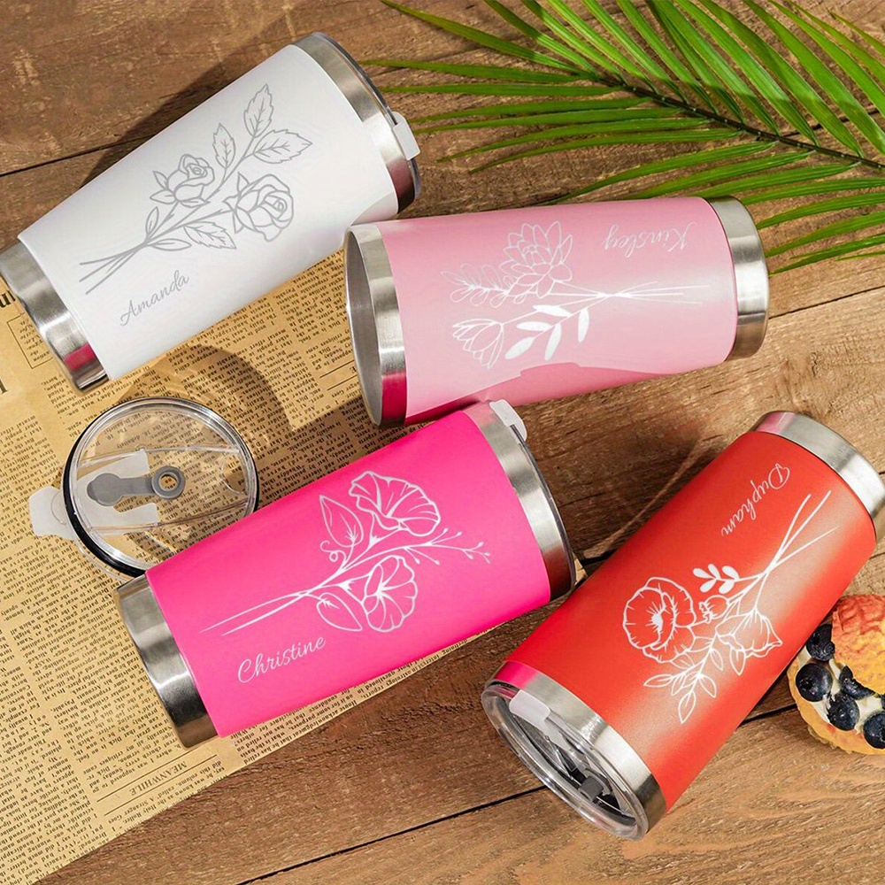 Personalisierter Edelstahl-Bec – Coffee Tea Name Bewertung und Preis