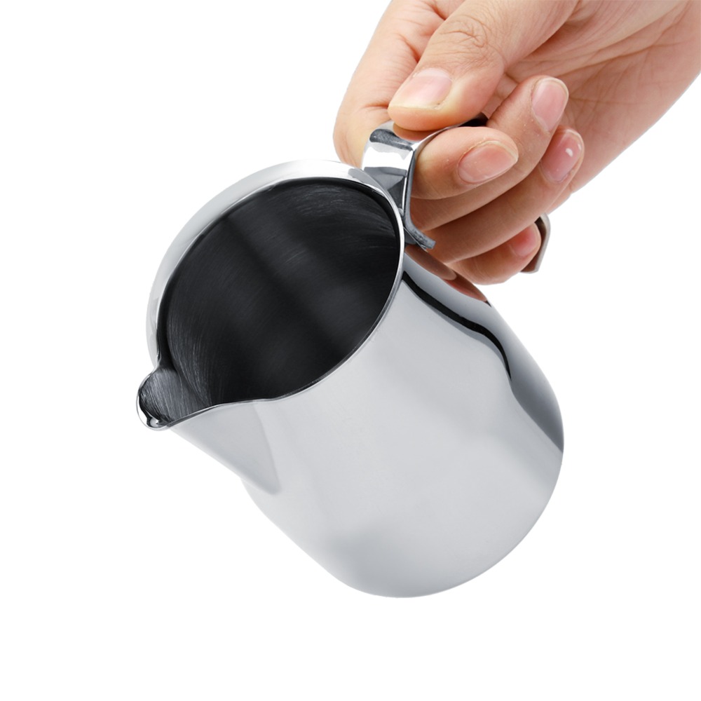 Edelstahl Kaffeekanne Silber 7 – Barista Milk Jug Bewertung und Preis