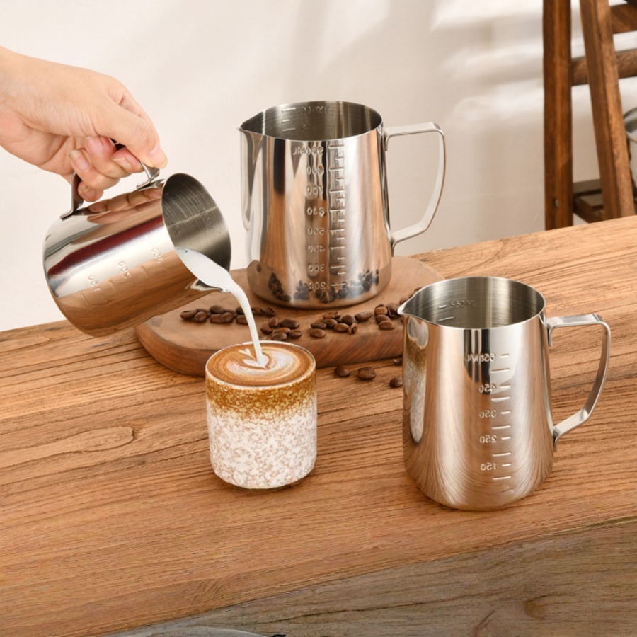 Milchaufschäumkrug aus Edelsta – Barista Milk Jug Bewertung und Preis