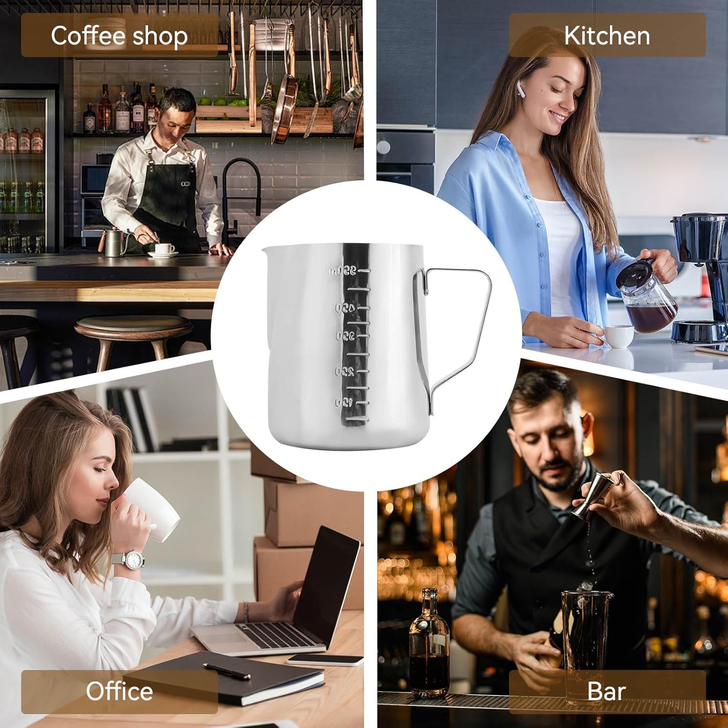 Milchaufschäumkrug aus Edelsta – Barista Milk Jug Bewertung und Preis